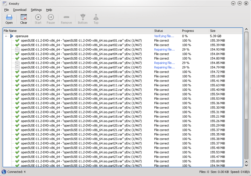 File repairing process.