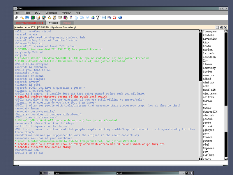 ghoti irc client jpg